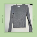 Grey Fitted Top