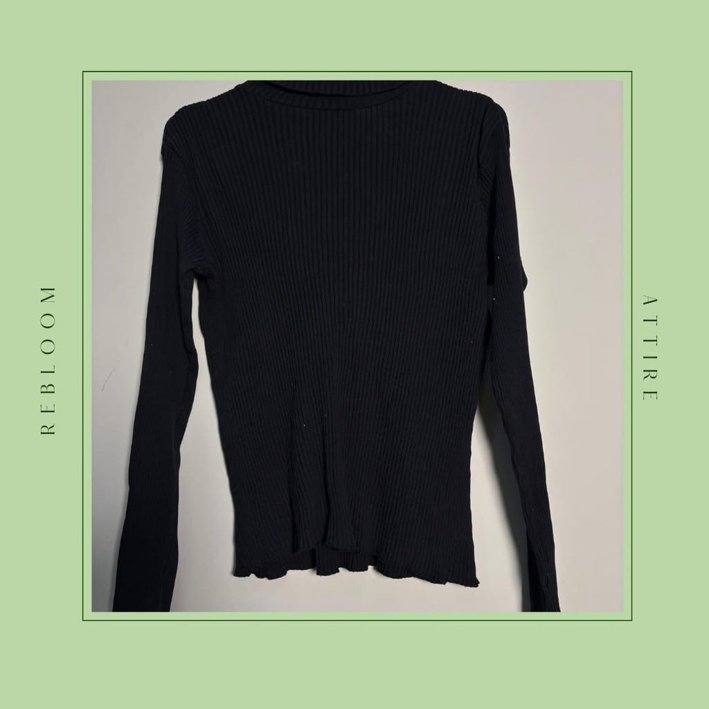 Black High neck Top