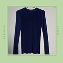 Blue Fitted Top