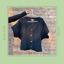 Black Crop Cardigan