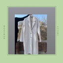 White Long Blazer