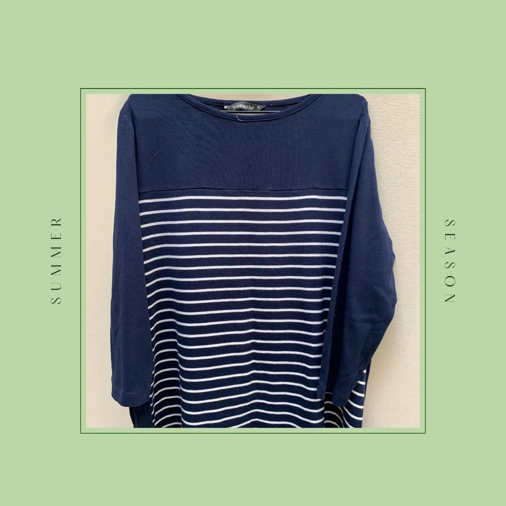 Blue and White stripped shirt