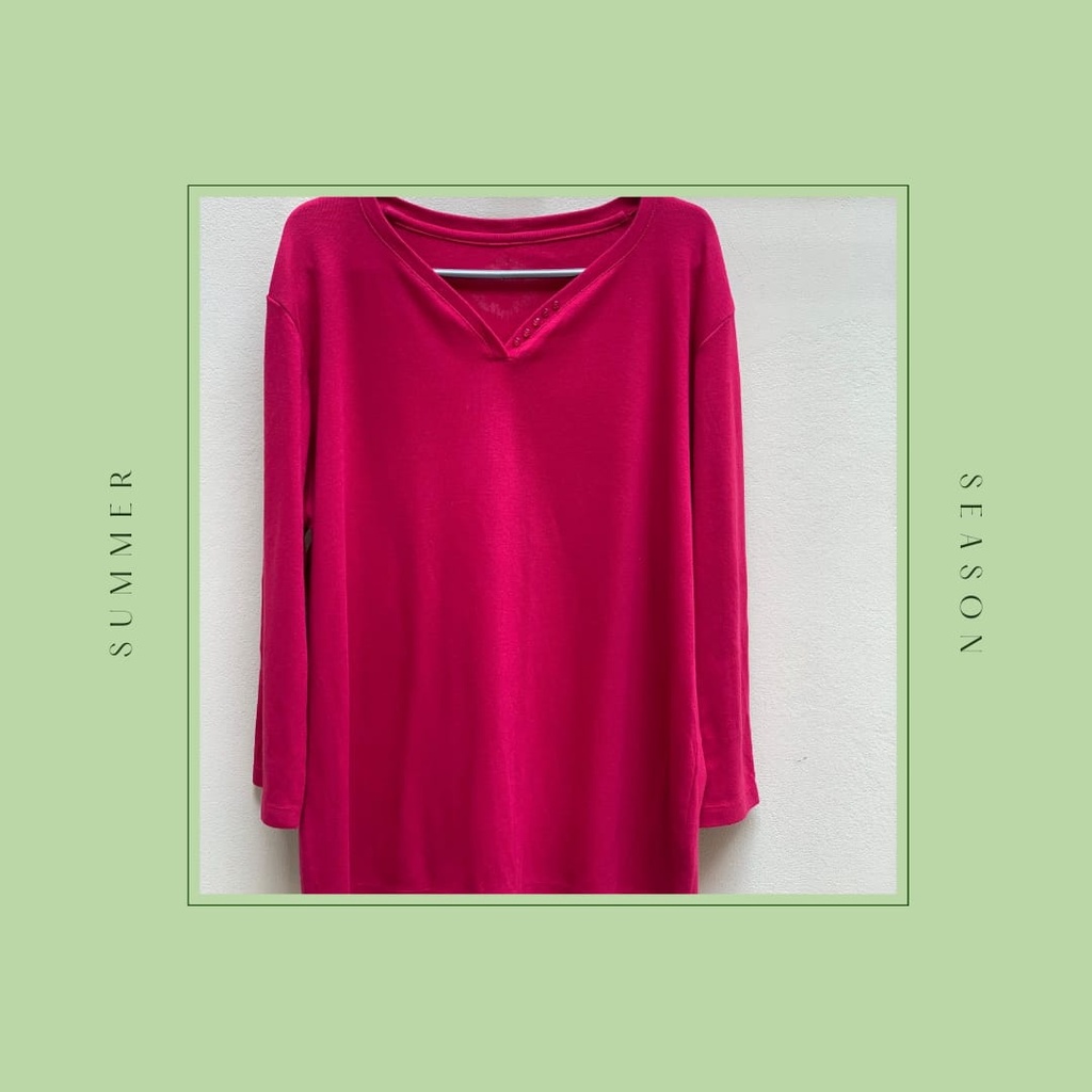 Fuchsia Pink Top