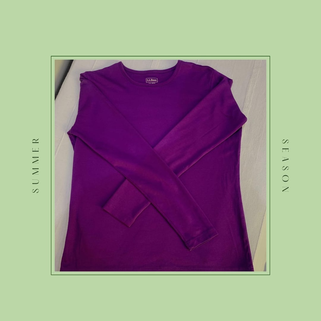 Plain Purple Basic Shirt
