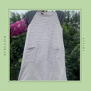 Stripped Mini Dress With Pockets