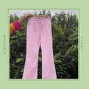 Pale Pink Flared Pants