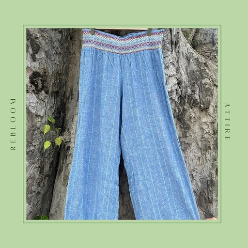 Blue Pallazo Pants