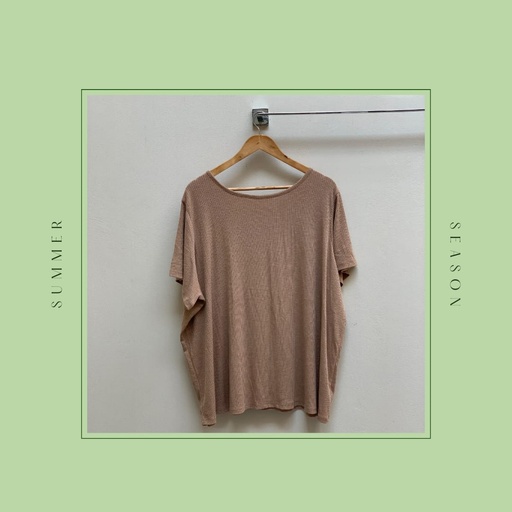 Textured Beige Top