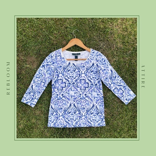 Mosaic Print Top