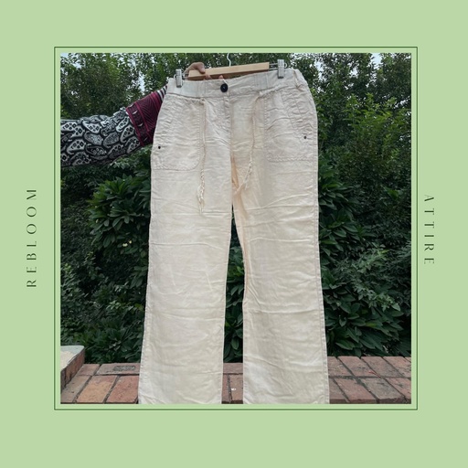 Solid Beige Pants
