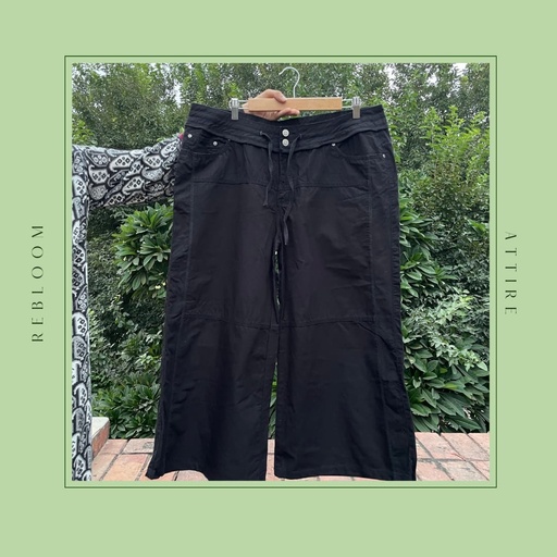 Black Short Length Pants