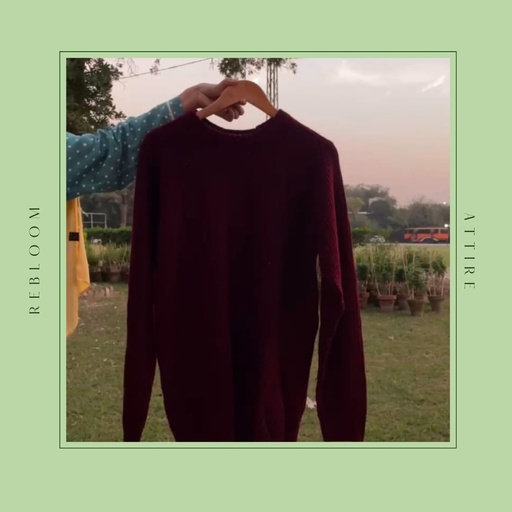 Brown Knitted Sweater