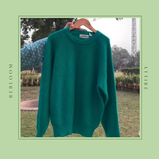 Green Knitted Sweater