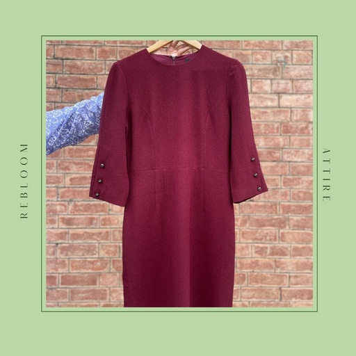 Maroon Mini Dress