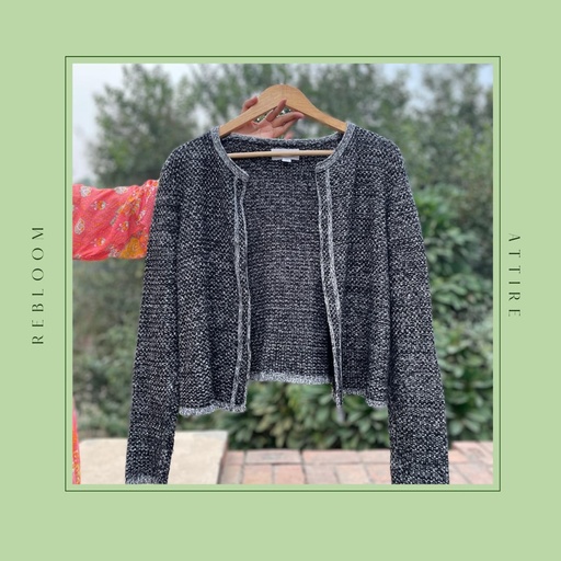 Open Front Long Sleeve Sweater