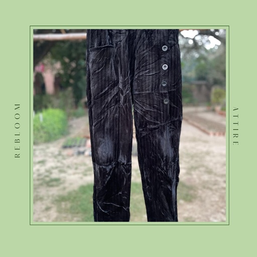 Fit Velvet Trousers