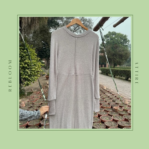 Grey Long Sweater