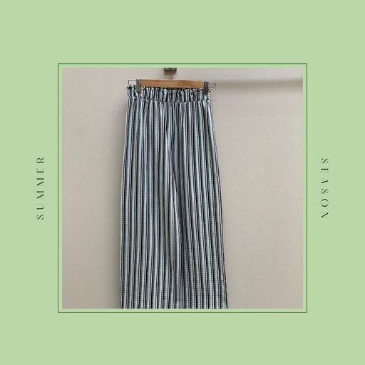 Stripped Stretchable trouser