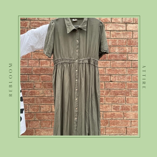 Khaki Green Dress