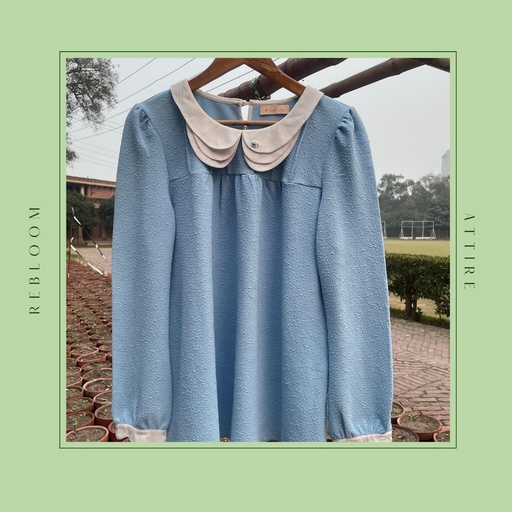Vintage Puff Sleeves Top