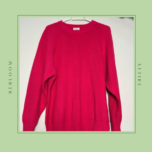 Fuchsia Knitted Sweater