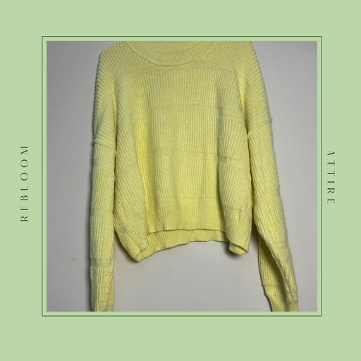 Lemon Knitted Sweater