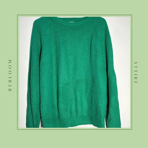 Green Knitted Sweater