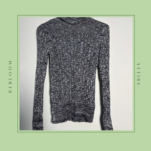 Dark Grey High neck Top