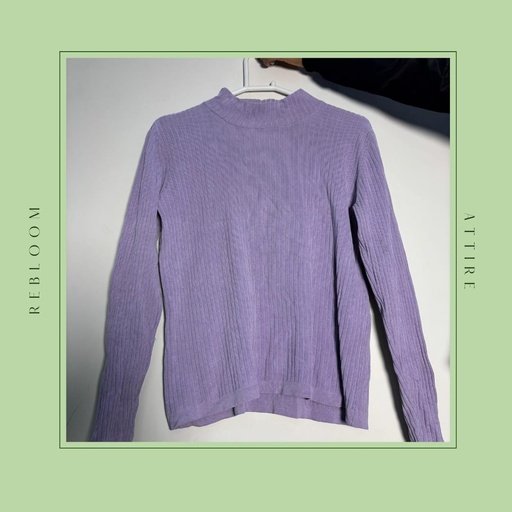 Purple Fitted Top