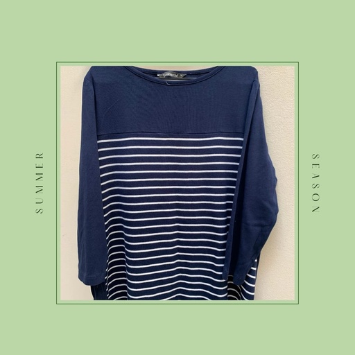 Blue and White stripped shirt