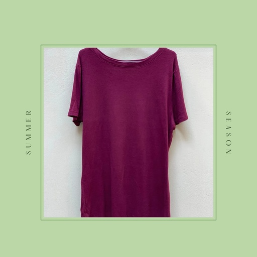 Tyrian Purple relaxed T shirt