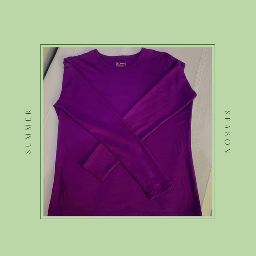 Plain Purple Basic Shirt