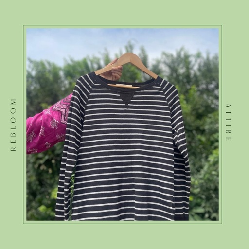 Monochrome Stripped Top