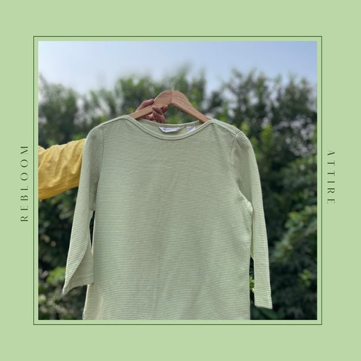 Olive Waffle Knit Top