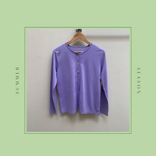 Lilac Soft Cardigan Top